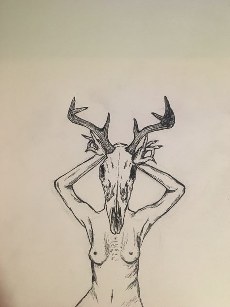 Grunge Body Drawing, Gothic Doodles Easy, Satanic Drawings Sketches, Dark Fairycore Drawing, Creepy Trippy Drawing Ideas, Gothic Sketchbook Ideas, Witchcraft Drawing, Gothic Doodles, Goat Drawing Satanic