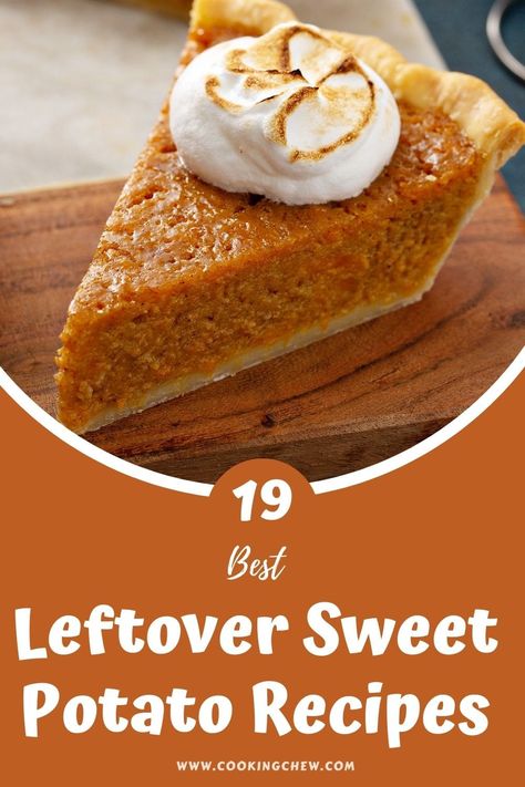 Sweet potatoes are so versatile, and if you have a few cooked and left over, we have the perfect list of leftover sweet potato recipes here for you! What To Do With Left Over Sweet Potato Casserole, Leftover Mashed Sweet Potatoes Ideas, Sweet Potato Leftover Ideas, Leftover Sweet Potato Casserole Recipes, What To Do With Leftover Sweet Potatoes, Leftover Sweet Potato Recipes, Leftover Sweet Potato Casserole, Leftover Sweet Potato, Leftover Sweet Potatoes