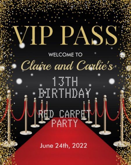 Hollywood Invitations, Hollywood Sweet 16, Hollywood Theme Party Decorations, Red Carpet Invitations, Red Carpet Birthday, Red Carpet Sweet 16, Red Carpet Theme Party, Hollywood Birthday Parties, Red Carpet Theme