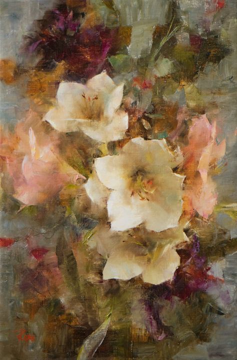 Amaryllis Laura Robb flowers in oil Laura Robb, Rose Oil Painting, Realistic Oil Painting, Floral Still Life, Floral Oil Paintings, Floral Oil, Still Life Paintings, Life Paintings, Rose Oil