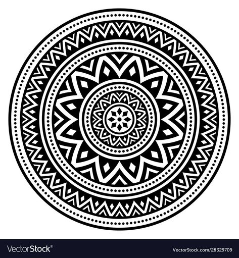 42 Tattoo, Mandala Doodle, Maori Tattoo Designs, Mandala Art Therapy, Stencils Printables, Mandala Vector, Simple Mandala, Mandala Design Pattern, Mandala Art Lesson