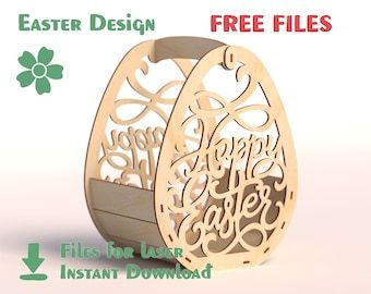 ToolboxTurkey - Etsy UK Easter Gift Card Holder, Box Vector, Laser Cut Wood Crafts, Easter Basket Tags, Laser Engraving Machine, Easter Bunnies, Pattern Store, Easter Design, Laser Machine