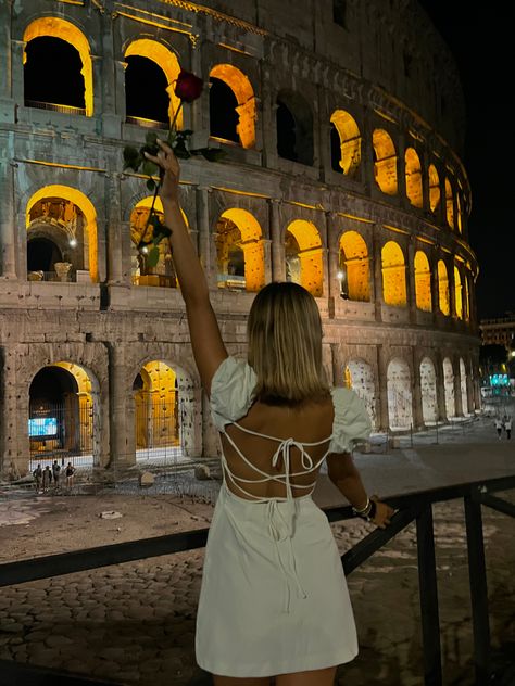 outfit | coliseum | night | italy Lisbon, Photo Ideas, Rome, Madrid, Instagram Profile, Italy, On Instagram, Instagram