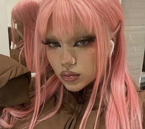 Pretty Hair Color, Edgy Makeup, Cute Makeup Looks, Dye My Hair, Hair Inspo Color, Pretty Makeup, Aesthetic Hair, Aesthetic Makeup, Pretty Hairstyles