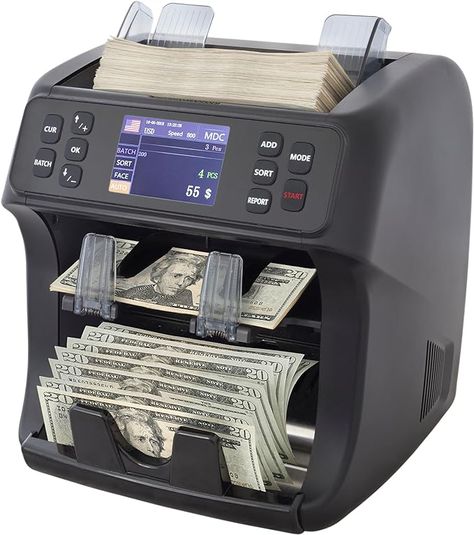 Money Counter Machine Mixed Denomination with Reject Pocket, DT800 Bank Grade Multi Currency Bill Counter, Serial Nb, 2CIS/UV/MG Counterfeit Detection, Value Counter, Sort & Print Money Counter Machine, Money Counter, Smartphone Repair, Gadgets, Smartphone, Repair, Tools, Money, Quick Saves