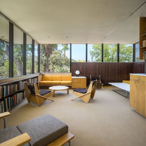 Elm Tree, Richard Neutra, Mid Century Modern Interiors, Deco Retro, 아파트 인테리어, Silver Lake, Prefab Homes, Mid Century House, 인테리어 디자인