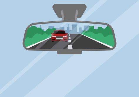 Mirror Drawing, Mirror Vector, Perspective Lessons, Self Portrait Drawing, Mirror Drawings, Car View, Mirror Clips, Travel Journal Ideas, Free Cars