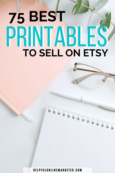 Printables To Sell On Etsy, Best Printables, Printables To Sell, Making Money On Etsy, Project Planner Printable, Erin Condren Planner Stickers, Opening An Etsy Shop, Earn Passive Income, Make Money Today