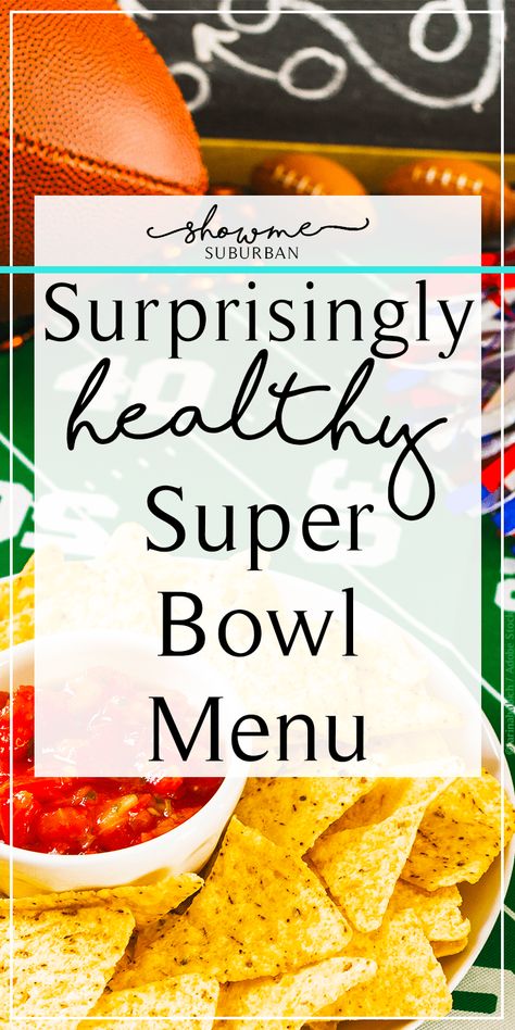 Game day doesn't have to mean game over for your diet.  Plan a healthy Super Bowl menu!  Mix and match ideas for light appetizers, entrees, and desserts to create the ultimate fit fan food lineup!  #superbowl #gameday #healthy via @ShowMe Suburban Superbowl Party Food Healthy, Healthy Super Bowl, Super Bowl Menu, Easy Super Bowl, Super Bowl Food Healthy, Healthy Appetizers Easy, Healthy Superbowl, Healthy Bowl, Healthy Superbowl Snacks