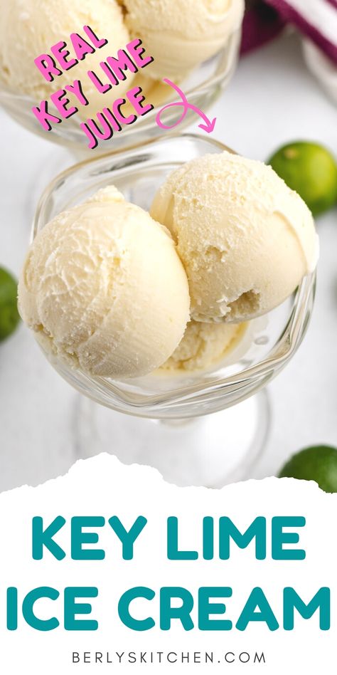 Key Lime Ice Cream Recipe, Lime Ice Cream Recipe, Cuisinart Ice Cream Recipes, Cuisinart Ice Cream Maker Recipes, Key Lime Ice Cream, Custard Ice Cream Recipe, Key Lime Recipes, Ninja Ice Cream Recipe, Lime Ice Cream