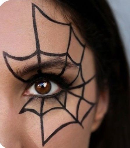 Maquillage Halloween Simple, Spider Makeup, Halloweenský Makeup, Halloween Make-up Looks, Holloween Makeup, Smashbox Cosmetics, Halloween Fest, Halloween Eye Makeup, Halloween Makeup Inspiration