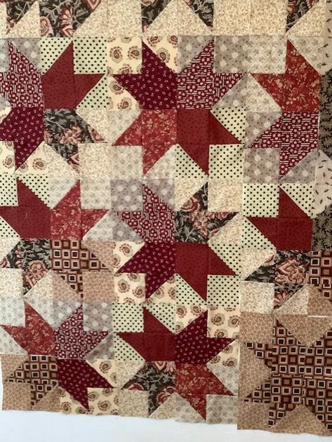 Four Patch Scrap Quilts, Red Quilts Ideas, Quilt Settings, Charity Ideas, Quilt Star, Sewing Quilts, Quilt Retreat, Scrappy Quilt Patterns, Scrap Busters