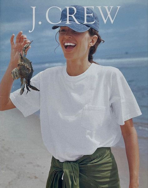 90s Jcrew Style, Vintage Hamptons Aesthetic, 90s J Crew Catalog, Vintage J Crew Catalog, J Crew 90s, J Crew Catalog, Sloane Ranger, J Crew Summer, Hamptons Aesthetic