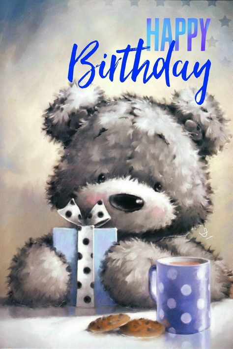 happy birthday Cute Birthday Messages, Cute Birthday Wishes, Best Birthday Quotes, Birthday Quotes For Him, Birthday Wishes Greetings, Happy Birthday Pictures, Birthday Wishes Cards, Tatty Teddy, A Teddy Bear