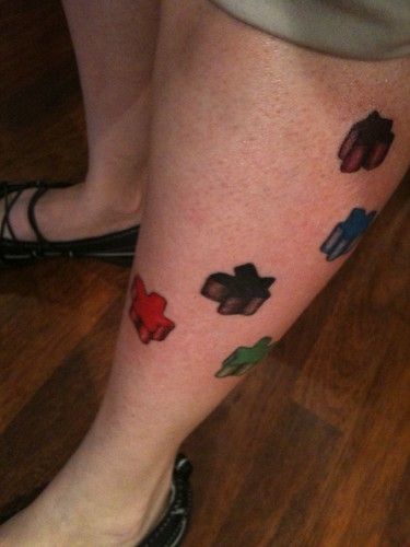 Board Game Tattoos (Let's see 'em!) | BoardGameGeek Gaming Tattoo, A Tattoo, Paw Print Tattoo, Tatting, Board Games, Tattoo Ideas, Tattoo Designs, Tattoos, Let It Be