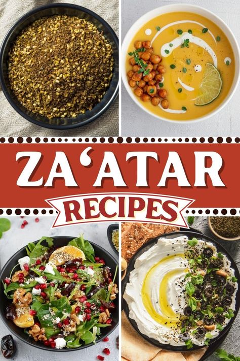 If you want something healthy, bold, and delicious, these za’atar recipes might just change your life. They're nutty, herbaceous, and oh-so-scrumptious. Zatar Seasoning Recipes, Recipes Using Zaatar, Za’atar Seasoning Recipe, Recipes With Zaatar Spice, Recipes With Zaatar, Zaatar Recipe Dinners, Zaatar Salmon, Middle Eastern Side Dishes, Zaatar Recipes