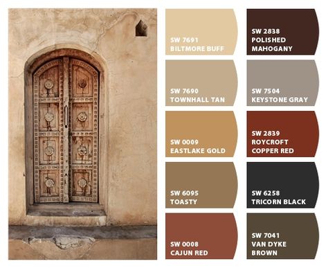 Style Toscan, Tuscan Colors, Colonial Exterior, Tuscan Design, Pintura Exterior, Paint Color Schemes, Dutch Colonial, Exterior Paint Colors For House, Tuscan Decorating