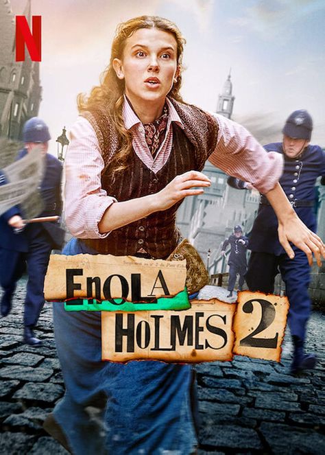 Enola Holmes Poster, Elona Holmes, Ebola Holmes 2, Enola Holmes 2, Enola Holmes 2 Poster, Enola Holmes Poster Polaroid, Enola Holmes 2 Movie Poster, Enola Holmes Movie, Ebola Holmes Poster