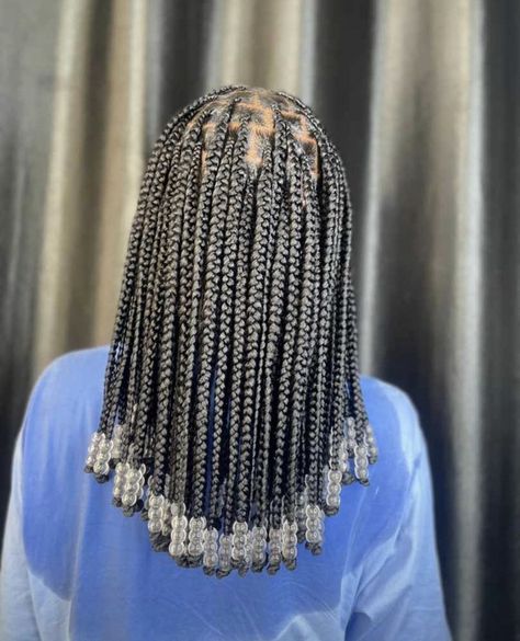 Goddess Braids With Beads, Coloured Braids, Holiday Braids, Braid Styles For Girls, Medium Box Braids, Short Box Braids Hairstyles, Peekaboo Hair, Big Box Braids Hairstyles, Colored Braids