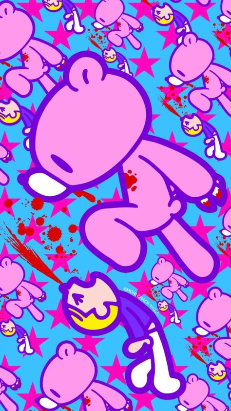 Gloomy Bear Iphone Wallpaper, Gloomy The Bear Wallpaper, Gloomy Bear Wallpaper Iphone, Zombie Gloomy Bear, Gloomy Bear Icon, Scene Kid Wallpaper, Gloomy Bear Wallpaper, Y2k Background, Gloomy Bear