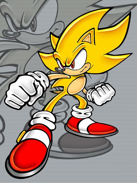 Yuji Uekawa Sonic Art, Yuji Uekawa, Shadow And Rouge, Sonic Frontiers, How To Draw Sonic, Sonic Hedgehog, Y2k Art, Classic Sonic, Super Sonic