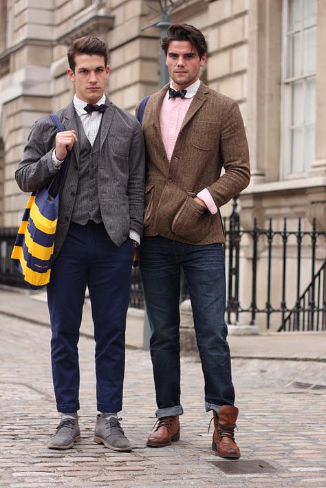 the best accessory: a well-dressed friend. Bowtie Outfit Men, Bow Tie Men's Outfit, Bow Tie Outfits Men, Bowtie Outfit, Bow Tie Men, Cocktail Attire Men, Mens Work Outfits, Tie Outfit, Checked Pants