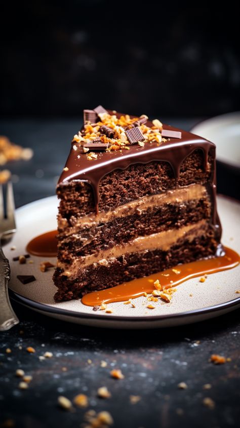 Salted Caramel Chocolate Cake [2 Hours] - Chasety Chocolate Sea Salt Caramel Cake, Salted Caramel Chocolate Cake Recipe, Sea Salt Caramel Cake, Chocolate Carmel Cake, Salted Caramel Birthday Cake, Chocolate Pastry Cake, Chocolate And Caramel Cake, Exquisite Desserts, Caramel Chocolate Cake