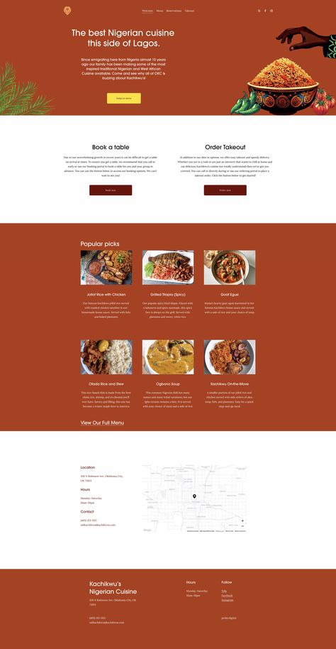 Nigerian Restaurant, Case Study Design, Study Design, Restaurant Decor, Site Design, Room Interior, Case Study, A Table, Website Design