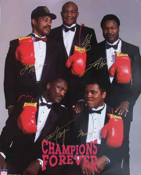 Norton,Foreman,Holmes, Frazier & Ali ~ Ken Norton, Boxing Legends, Larry Holmes, Joe Frazier, محمد علي, Mohamed Ali, Muhammed Ali, Boxing History, Float Like A Butterfly