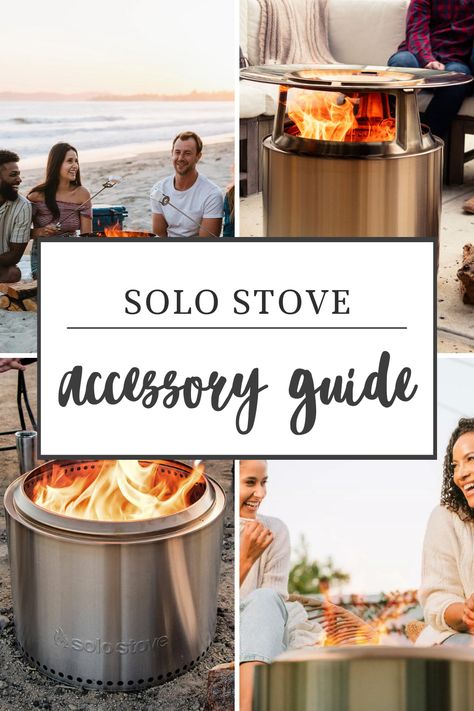 Solo Stove is a popular pick for people in the market for a smokeless fire pit. It has a sleek design and it gets the job done. It also is popular because it’s more than just something to have a bonfire in. Solo Stove has made it much more versatile by continually releasing new accessories for it. We compiled a buyer’s guide for all the various solo stove accessories. Smokeless Fire Pit Ideas Backyard, Solo Fire Pit Ideas, Solo Stove Fire Pit Ideas Backyard, Solostove Bonfire Ideas, Solo Stove Fire Pit Seating, Solo Stove Fire Pit Surround, Smokeless Fire Pit Diy, Smokeless Fire Pit, Solo Stove Fire Pit Ideas