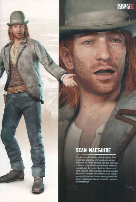 Ava Character, Rdr2 Characters, Sean Mcguire, Red Dead Redemption Art, Sean Maguire, Red Dead Online, Read Dead, John Marston, Red Dead Redemption Ii