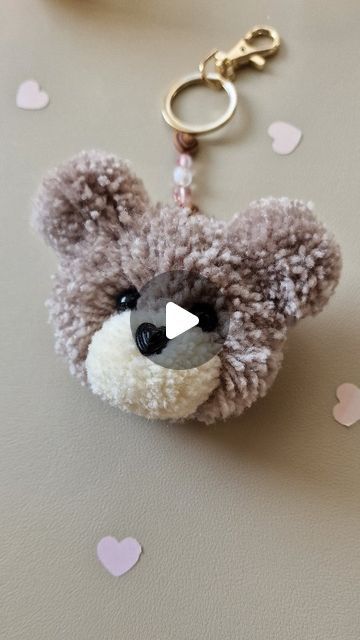 Pom Pon, Love Days, January 12, Happy Valentines Day, Easy Diy, Pom Pom, Valentines Day, Teddy Bear, Valentines