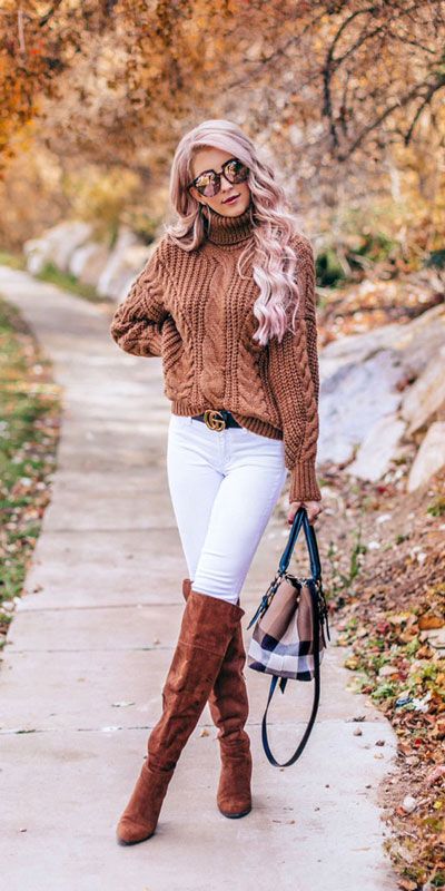 23 Stylish Fall Fashion Ideas for Women Over 30. We’ve taken the liberty of compiling a list of fall outfit ideas for women over 30. Fall Style via higiggle.com | sweater + white jeans outfits | #fashion #falloutfits #sweater #jumper Fall Fashion Ideas, Fashion Ideas For Women, White Jeans Outfit, 30 Outfits, Fashion Goals, Cute Fall Outfits, Trendy Fall, Inspired Outfits, 가을 패션