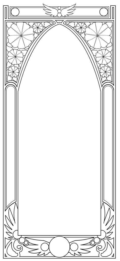 Art nouveau frame                                                                                                                                                                                 More Art Nouveau Border, Nouveau Border, Art Deco Border, Art Deco Borders, Motifs Art Nouveau, Art Nouveau Illustration, Art Nouveau Pattern, Borders And Frames, Art Nouveau Design