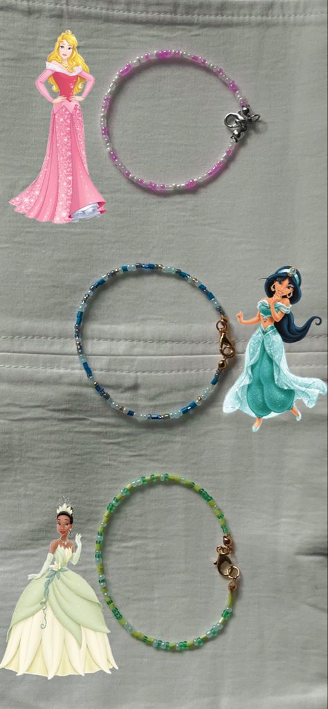 Disney princess , beading , beaded bracelet, принцессы Диснея , браслеты из бисера , принцесса тиана, принцесса Аврора , принцесса жасмин, �подарок девочке идея , beading ideas , beads , bracelet Princess Beads Bracelet, Favorite Disney Princess, Disney Bracelet, Bracelet Craft, Bracelet Craft Diy, Beads Bracelets, Bracelet Crafts, Craft Diy, Beads Bracelet