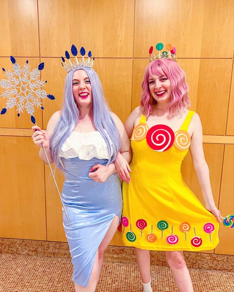 Candyland costume DIY: Queen Frostine costume and Princess Lolly costume 🍬 Contains: candy land costumes, candy land birthday party ideas, candy land Halloween costumes diy, Candyland costume, candy land characters, candy land theme party, queen Frostine candyland costume diy, queen Frostine cosplay, princess Lolly costume diy Candyland, princess Lolly costume adult, duo Halloween costumes bff, duo Halloween costumes cute, diy Halloween costumes for women, best friend Halloween costumes for 2 Candyland Princess Lolly Costume, Candy Land Theme Outfits College, Princess Lolly Candyland, Diy Candy Land Costumes, Princess Lolly Costume Diy, Diy Candyland Costume, Candyland Cosplay, Candyland Characters Costumes, Candyland Costume Women