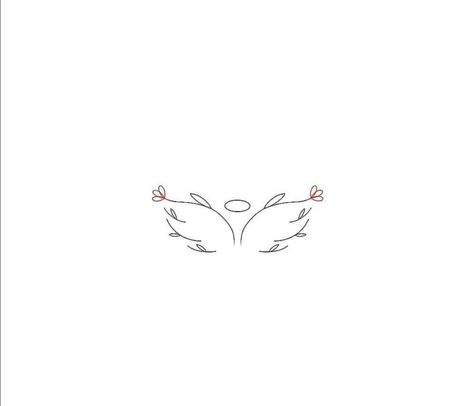 Lost Loved Ones Tattoo, Small Angel Tattoo, Grandparents Tattoo, Angel Tattoo For Women, Baby Angel Tattoo, Grandma Tattoos, Rip Tattoo, Heaven Tattoos, Small Girly Tattoos