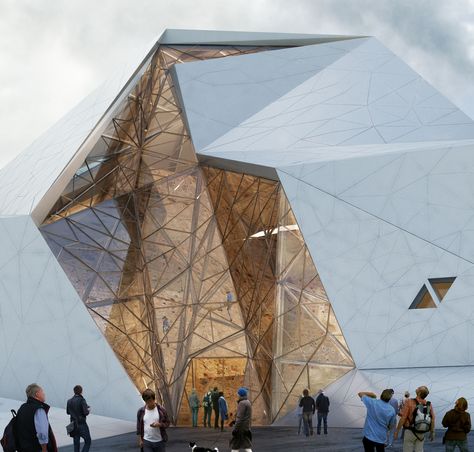 New Wave Architecture Designs Rock Gym for Polur Wave Architecture, Climbing Hall, Rock Climbing Gym, Architecture Cool, Climbing Gym, Layout Architecture, Baroque Architecture, Amazing Buildings, Zaha Hadid