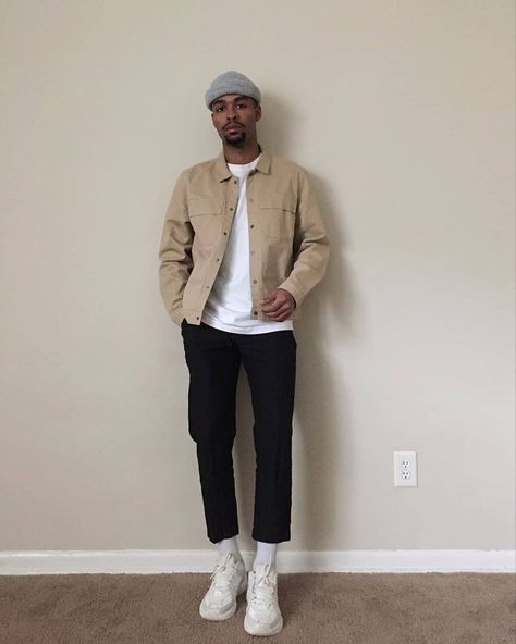 Minimal Casual Outfit, Air Force 1 Outfit Men, Men's Fall Fashion, Nike Air Force 1 Outfit, Men's Fashion Tips, Mens Business Casual Outfits, Fashion Outfit Ideas, Fashion Basics, Classy Outfits Men