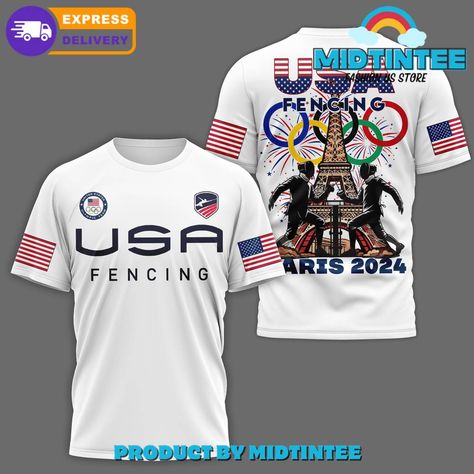 Olympic Paris Team Usa Fencing Shirt 30Uf095217 - Utopia Fashion Check more at https://utopiafashion.co/product/olympic-paris-team-usa-fencing-shirt-30uf095217-utopia-fashion/ Utopia Fashion, Team Usa, Fencing, Fence, Fashion Outfits, Paris, Clothes