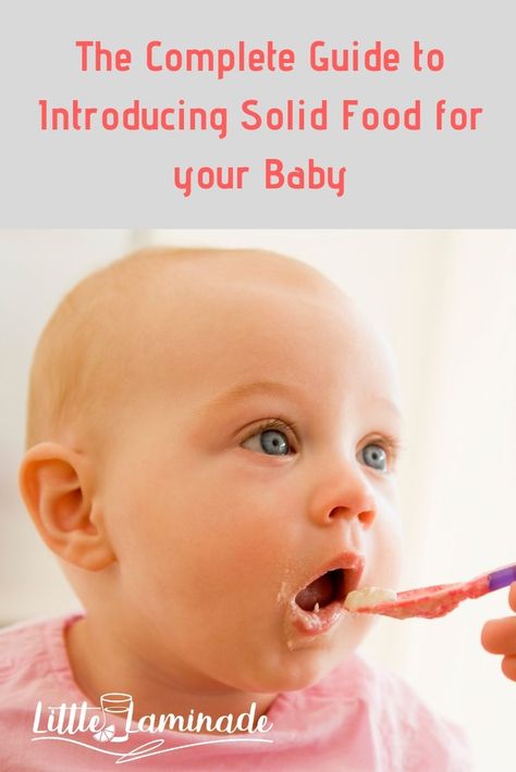 The Complete Guide to Introducing Solid Food for your Baby Introduce Solids To Baby, Introducing Solid, Starting Solids Baby, Starting Solid Foods, Baby Led Feeding, Baby Cereal, Baby First Foods, Starting Solids, Introducing Solids