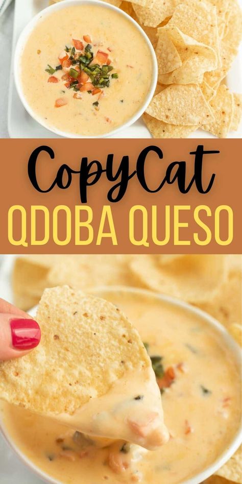 Copycat On The Border Salsa, Copycat Bww Queso Dip, Qdoba Diablo Queso Recipe, Taco Bueno Queso Recipe, Copycat On The Border Queso, Copycat Queso Dip Restaurant Recipes, Cheddars Queso Dip Recipe Copycat, Qdoba Corn Salsa Recipe, Copycat Qdoba Queso