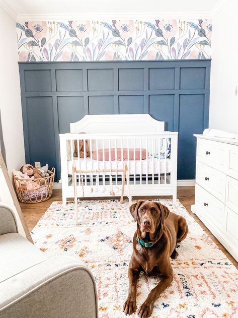 Nursery Accents, Nursery Accent Wall, Wooden Baby Gym, Affordable Boho, Nursery Room Design, Girl Nursery Room, Baby Room Inspiration, Nursery Room Inspiration, Boho Nursery Decor