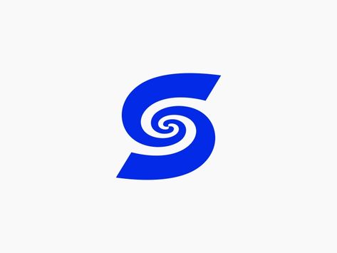 S Spiral Logo by Krivenko Ivan on Dribbble Spiral Logo Design Inspiration, S Logotype, Spiral Logo Design, S Logo Design Letter, Double S Logo, Tornado Logo, S Logos, Twist Logo, Swirl Logo