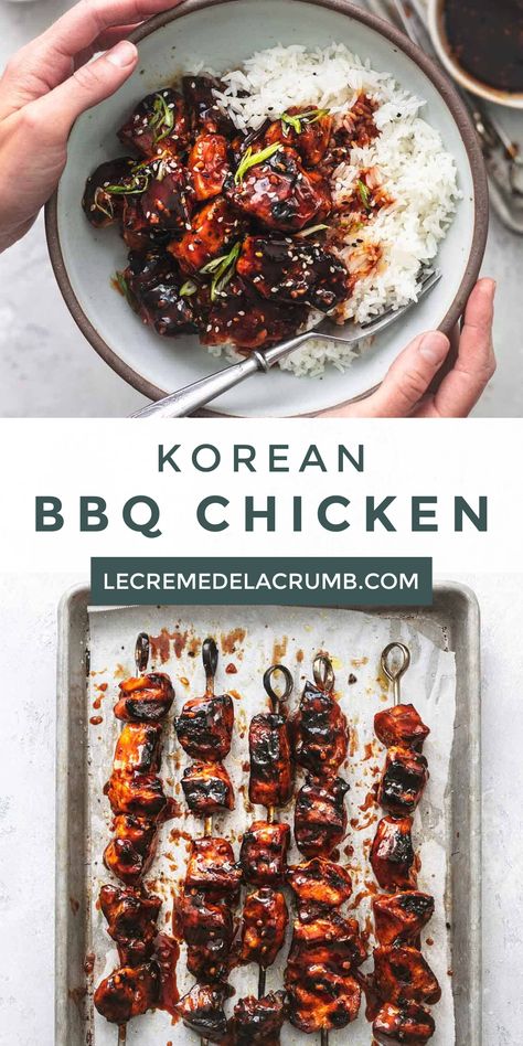 Clean Food Recipes Healthy, Seafood Ideas, Korean Bbq Chicken, Seasoned Chicken, Pasta Dinners, Island Food, Korean Bbq, New Best Friend, Idee Pasto Sano