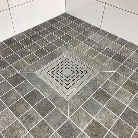 Bathroom Tile Flooring Ideas For Water Flow (Wet Room Drain) - Engineering Discoveries Bathroom Tile Flooring Ideas, Bathroom Water Drain, Tile Flooring Ideas, Bathroom Tile Installation, Bathroom Wall Tile Design, Wet Room Flooring, Modern Bathroom Accessories, Bathroom Shower Design, Shower Floor Tile