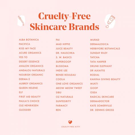 51 Cruelty-Free Skincare Brands For Every Budget | Cruelty-Free Kitty Cruelty Free Makeup Brands, Skincare Brands, Free Skincare, Cruelty Free Cosmetics, Cruelty Free Brands, Juice Beauty, Vegan Brands, Cruelty Free Skin Care, First Aid Beauty