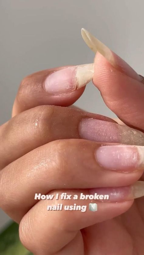 Fix Broken Nail, Nail Growth Tips, Beauty Hacks Nails, Broken Nails, Nagel Tips, Nail Care Tips, How To Grow Nails, Really Cute Nails, Healthy Nails