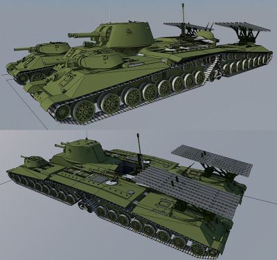 Tank Archives: Soviet Supertank: Osokin's Tank Cruiser Weird Tanks, Super Tank, Paper Tanks, Future Tank, Sci Fi Tank, Tank Armor, Soviet Tank, Combat Armor, T 34