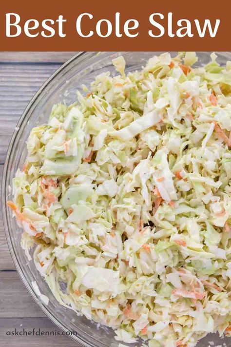 My homemade cole slaw is the perfect side dish for grilled and barbecued dishes. The crunchy texture of the creamy cole slaw makes it my favorite anytime salad. Simple Coleslaw Recipe, Homemade Cole Slaw, Creamy Cole Slaw, Simple Coleslaw, Homemade Coleslaw Recipe, Homemade Coleslaw Dressing, Easy Coleslaw Recipe, Coleslaw Dressing Recipe, Classic Coleslaw